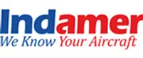 Indamer aviation services India logo aircraft maintenance company