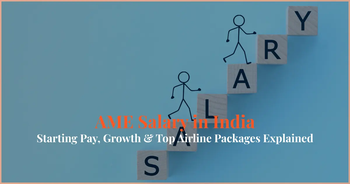 aircraft maintenance engineer salary in india starting salary career growth aviation industry