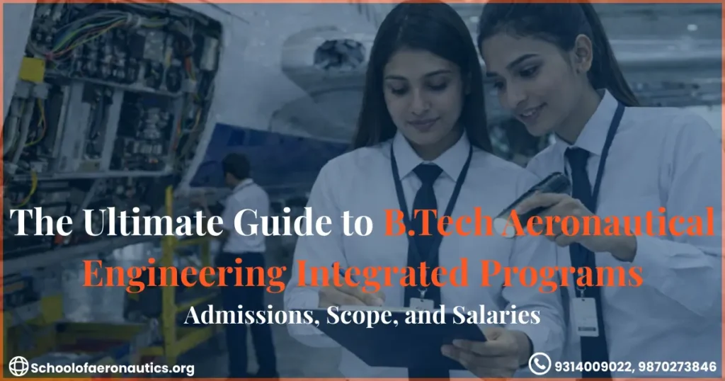 BTech Aeronautical Engineering integrated programs admission scope and salary after 12th