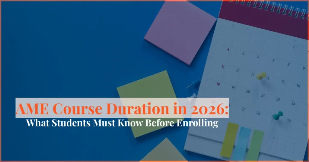 AME course duration 2026 India aviation training timeline DGCA