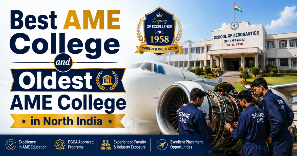 School of Aeronautics Neemrana - Best AME College and Oldest AME College in North India