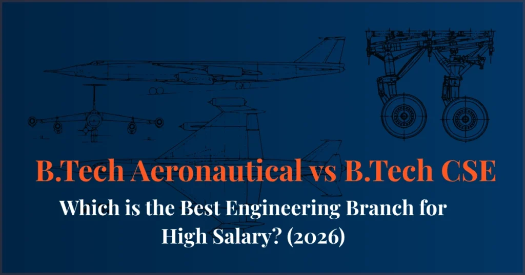 B.Tech Aeronautical vs B.Tech CSE comparison for high salary career scope jobs and future opportunities in 2026
