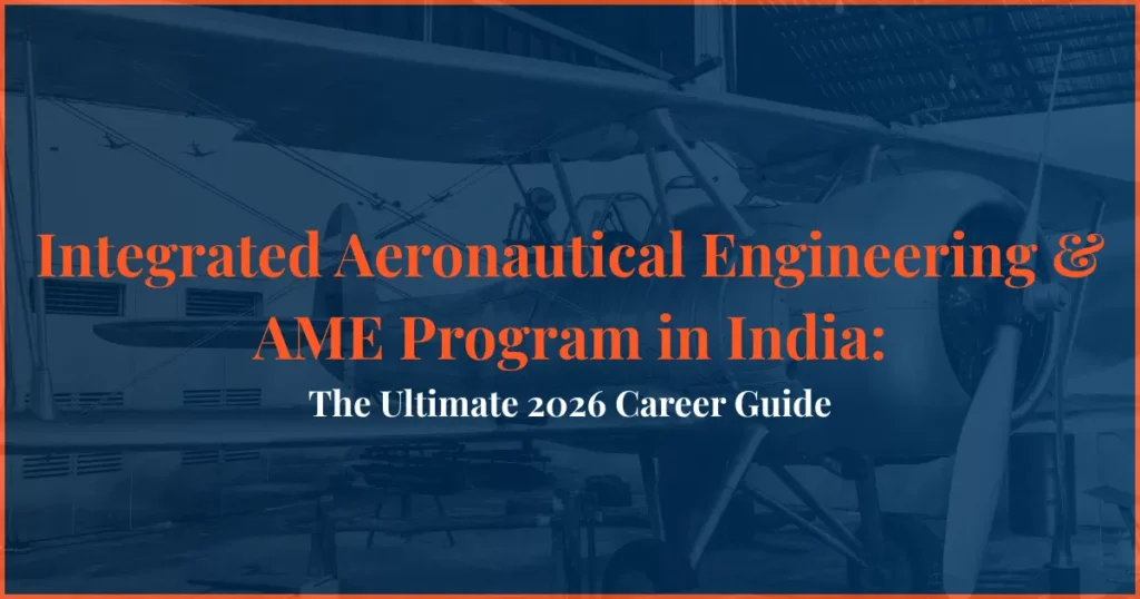 Integrated Aeronautical Engineering and AME program in India with career opportunities, eligibility, admission process, and future scope in 2026