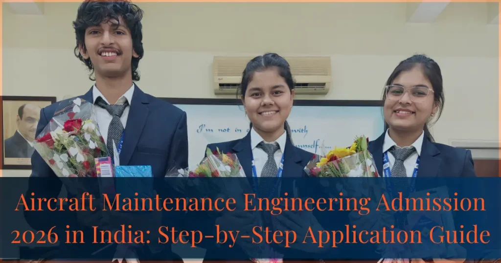 Aircraft Maintenance Engineering Admission 2026 in India step-by-step application guide, eligibility, and admission process