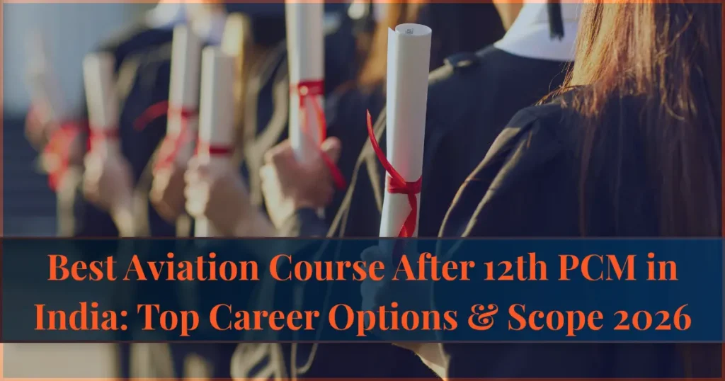 Best aviation course after 12th PCM in India with top career options and scope in 2026
