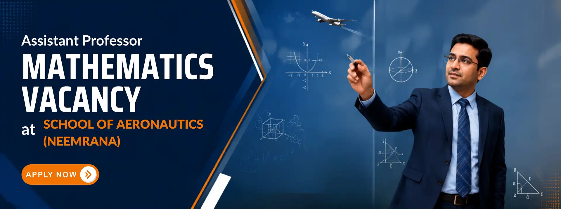 Assistant Professor Mathematics Vacancy at School of Aeronautics Neemrana