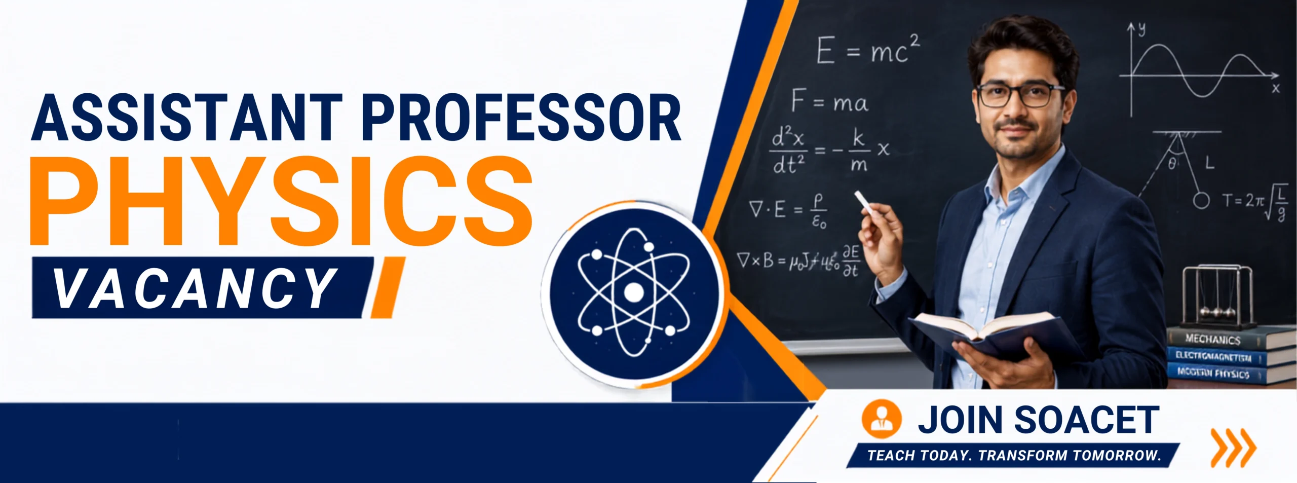 Assistant Professor Physics Vacancy at SOACET