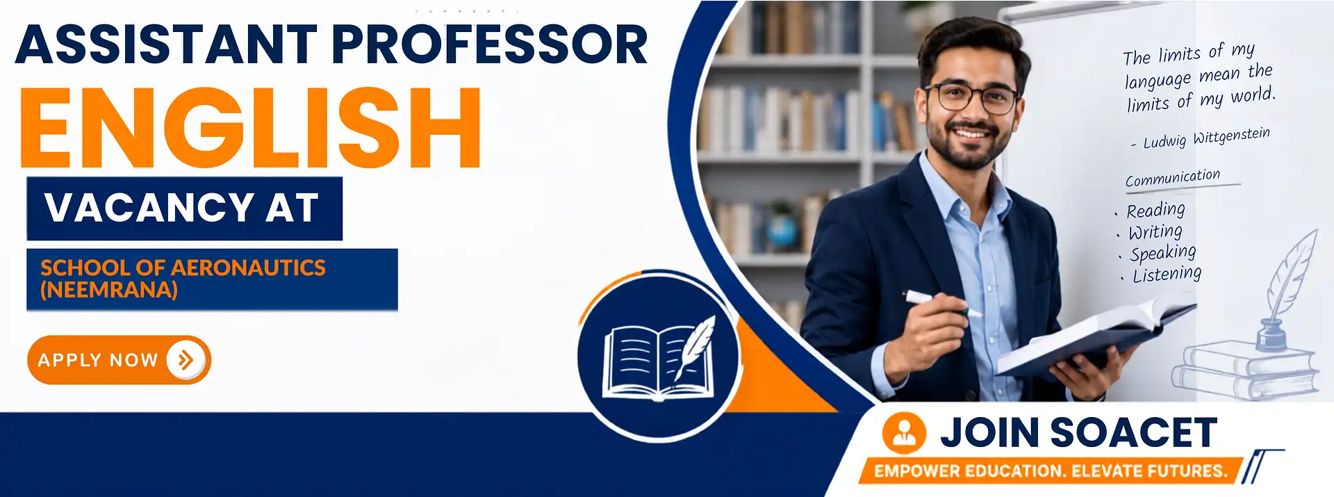 Assistant Professor English Vacancy at School of Aeronautics Neemrana