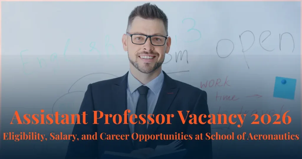 Assistant Professor Vacancy 2026 – Eligibility, Salary and Career Opportunities at School of Aeronautics