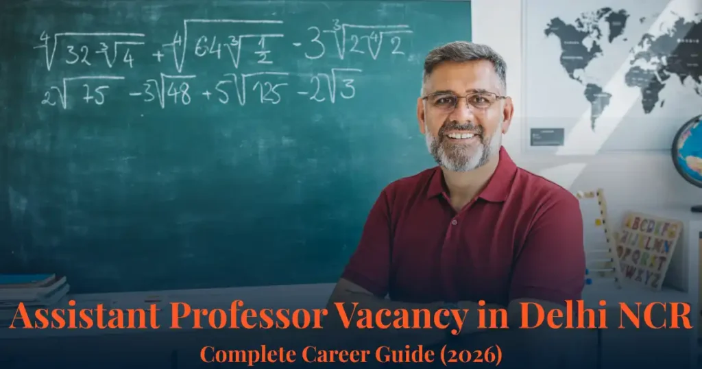 Assistant Professor Jobs in Delhi NCR | Career Guide 2026