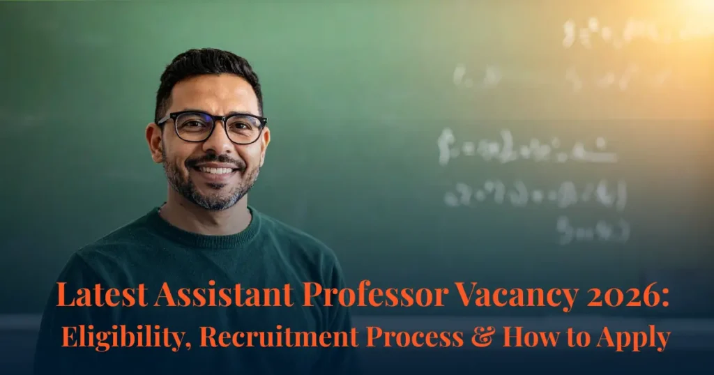 Preparing application for latest Assistant Professor vacancy