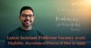 Preparing application for latest Assistant Professor vacancy