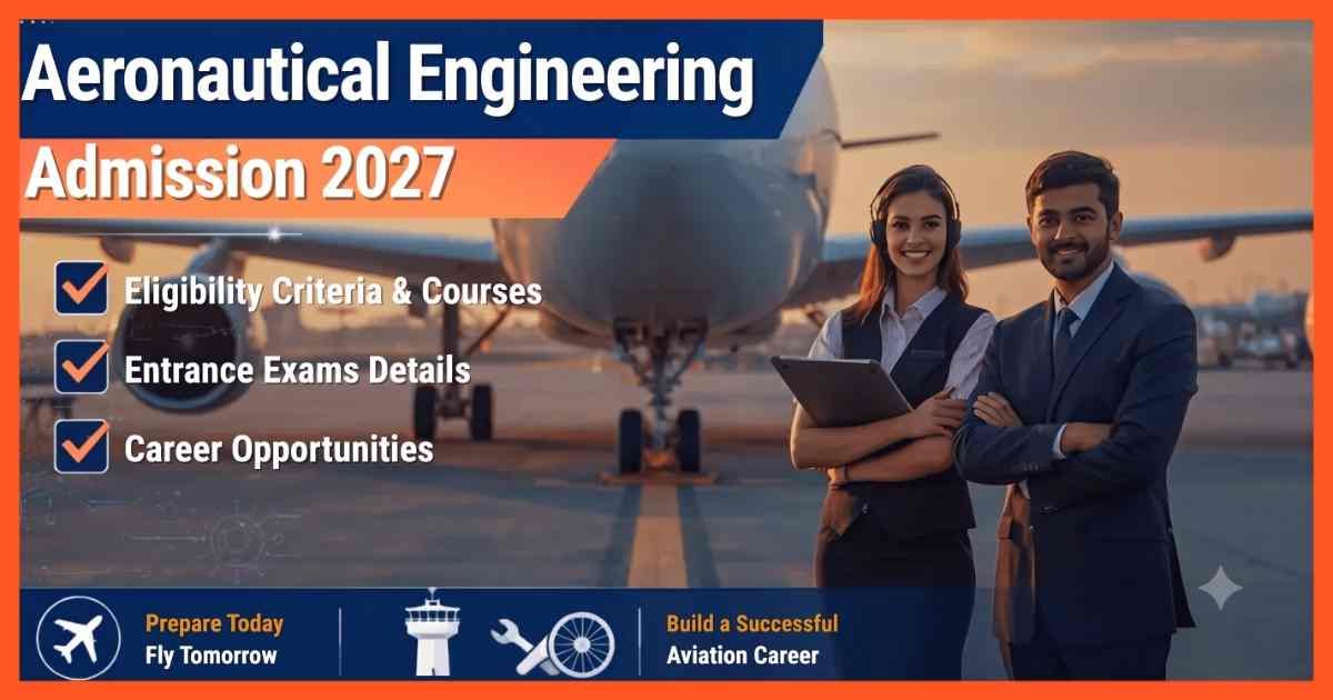 Aviation professionals standing in front of an airplane for Aeronautical Engineering admission 2027