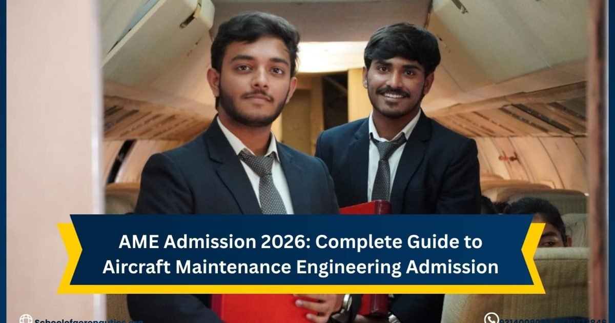 AME Admission 2026 Aircraft Maintenance Engineering students inside aircraft cabin training