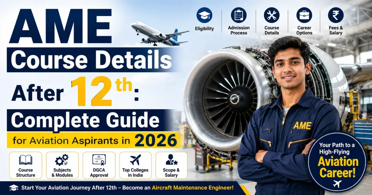 AME Course Details After 12th Complete Guide for Aviation Aspirants in 2026