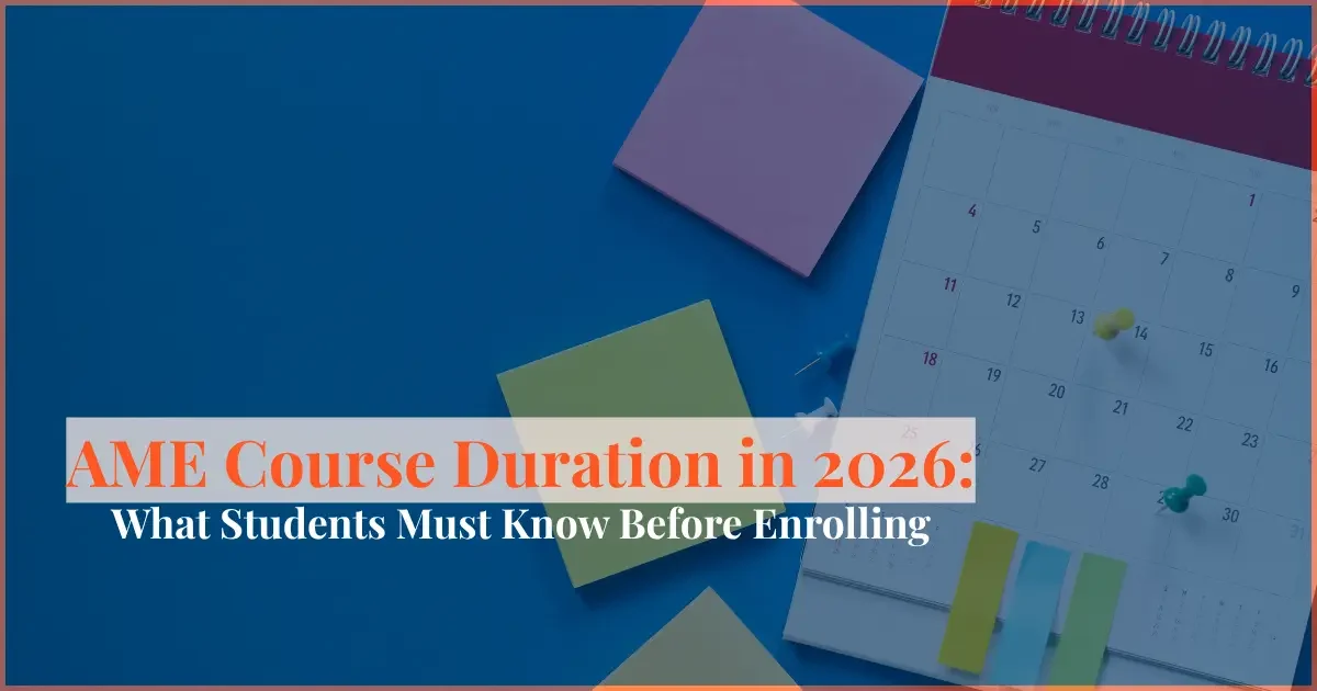 AME course duration 2026 India aviation training timeline DGCA