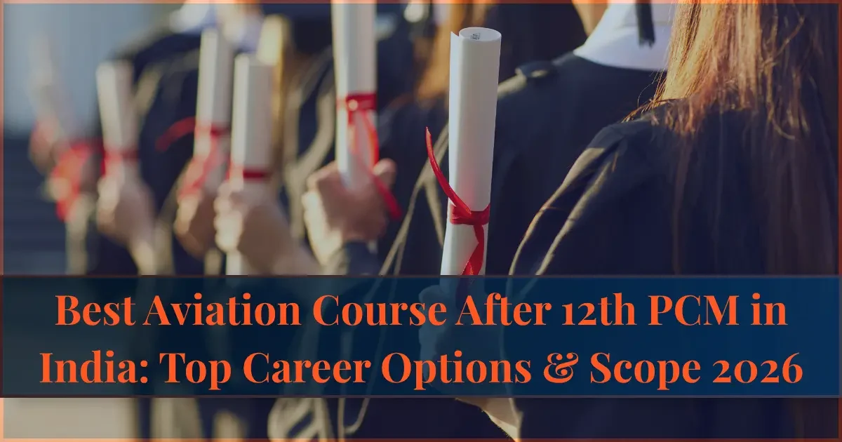 Best aviation course after 12th PCM in India with top career options and scope in 2026